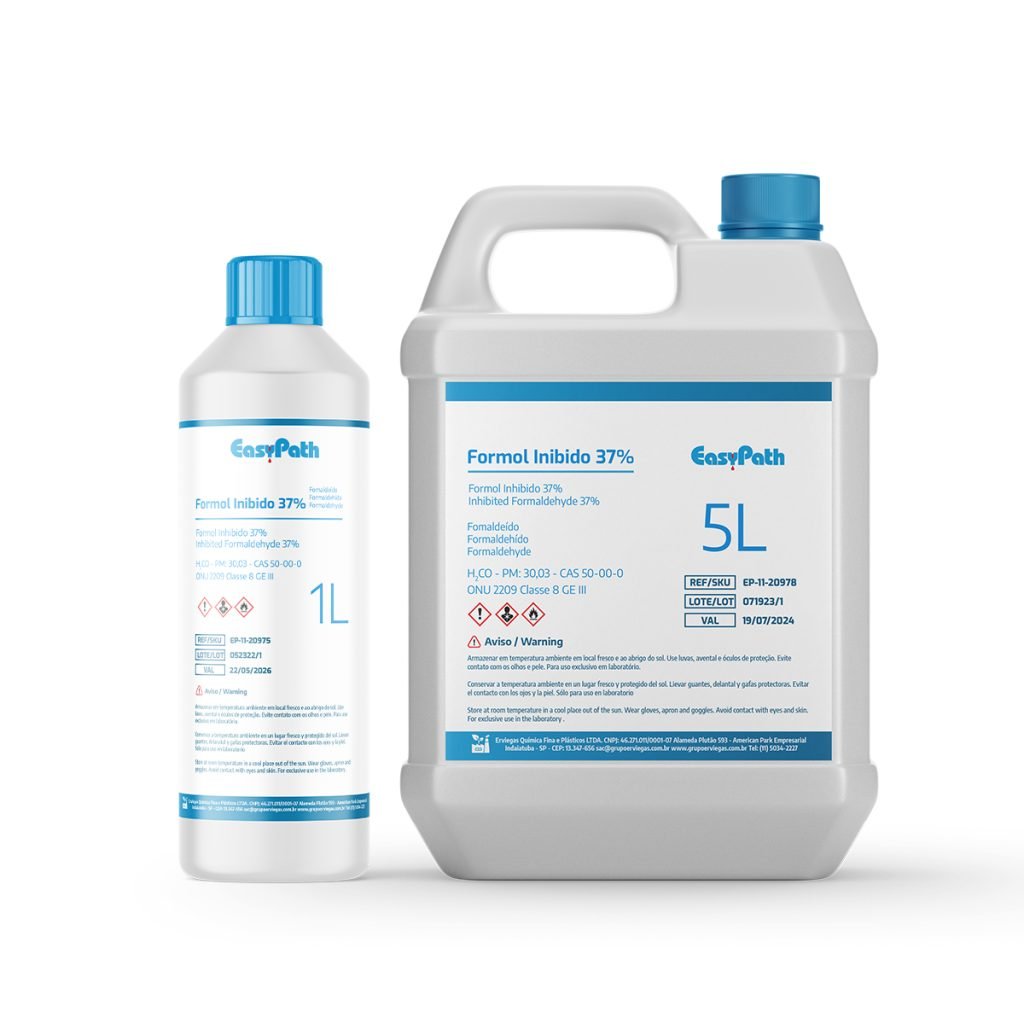 Formol inibido ONU 2209 Classe 8 GE III, 37% - EasyPath